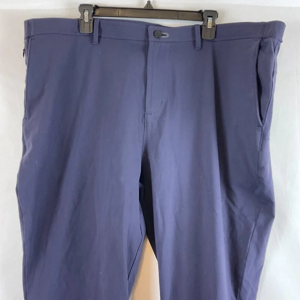 Public Rec Pants Men's 42/30 Navy Blue Zipper Pockets